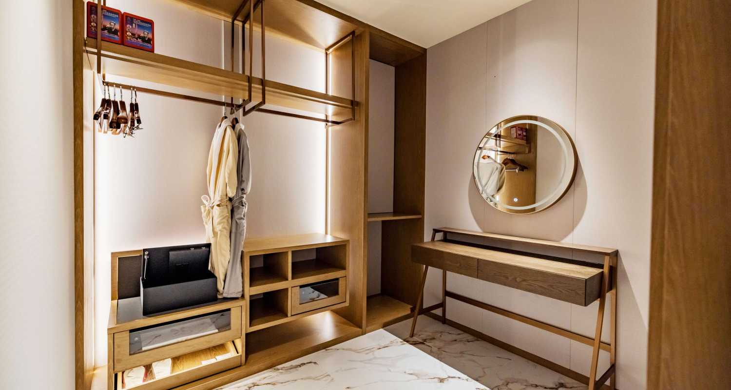 豪华总统房衣帽间